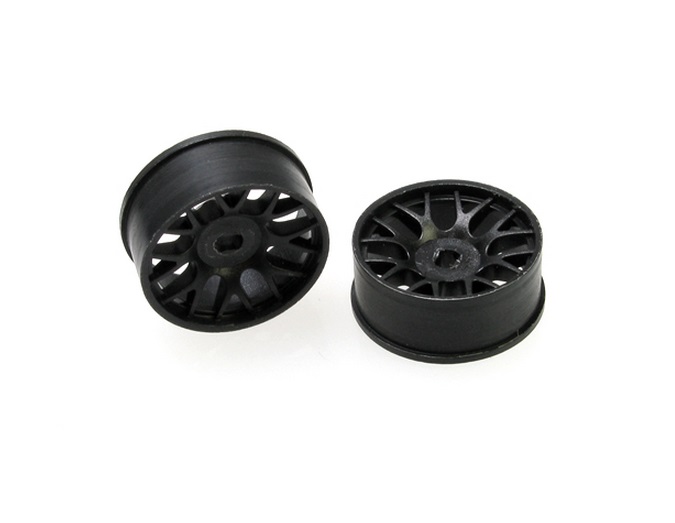 PN Racing Mini-Z AWD Machine Cut BBS Front Wheel F2 Black