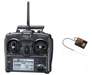Sanwa Exzes-ZZ Stick Radio + RX-472 Receiver & Charger