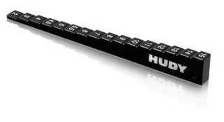 Hudy Chassis Ride Height Gauge Stepped 0 mm to 15 mm