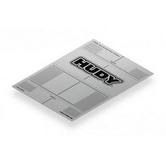 Hudy 108360 - Plastic Set-Up Board Decal 282x386mm - 1/10 TC