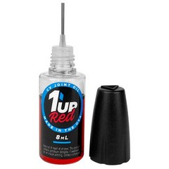 1UP Racing Red CV Joint Oil  8ml Oiler Bottle