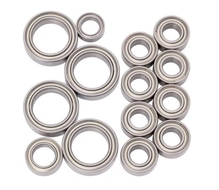 1UP Racing 450044 - Cv2 Pro Ball Bearing Set Chrome & Ceramic for Xray X4 & X4-2023