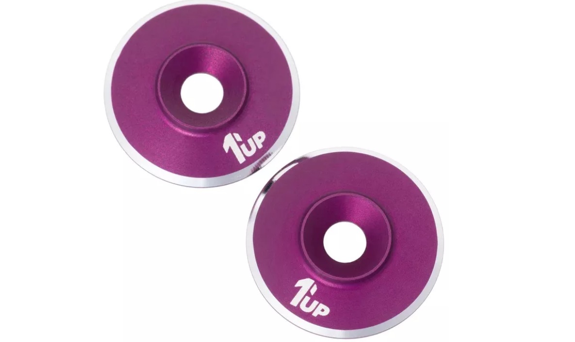 1UP Racing 820321 - LowPro UltraLite Wing Washers - Purple (2) - Clicca l'immagine per chiudere