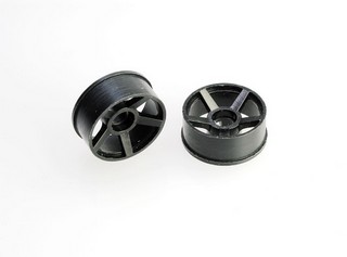 PN Racing Mini-Z 2WD Machine Cut 5 Spoke Rear Wheel R2 Black - Clicca l'immagine per chiudere