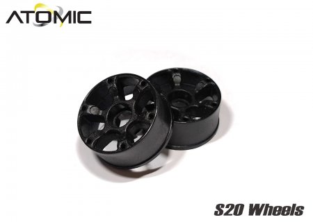 Atomic 20RN+0B - S20 RWD Wheel Narrow +0 (Black)