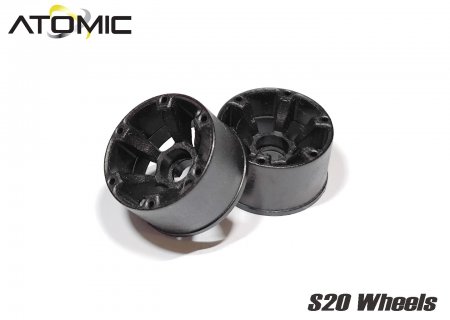 Atomic 20RW+2B - S20 RWD Wheel Wide +2 (Black)