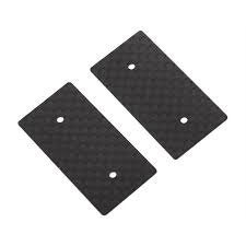 Hudy 293311 - Graphite Rear Wing Side Plate 0.5mm 1/10 Electric (2)