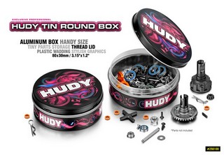 Hudy 298100 - Tin Round Box 80x30mm