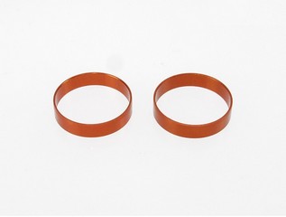 PN Racing Mini-Z Wheel Outer Lip for Rear Wheel (2pcs Orange)