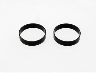 PN Racing Mini-Z Wheel Outer Lip for Rear Wheel (2pcs Black)