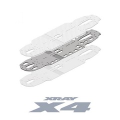 XRAY - 301013 Xray X4 Alu Flex Chassis 2.0Mm - Swiss 7075 T6