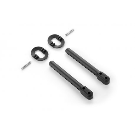 XRAY Composite Rear 6mm Adjustable Body Mount Set +1mm Height