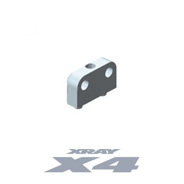 XRAY - 301370 X4 Alu Plate For Rear Graphite Body Post Holder