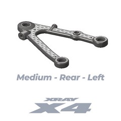 XRAY - Xray X4 CFF Carbon-Fiber Fusion Front Lower Arm - Left