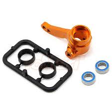 XRAY Alu Steering Block With Bearings - Orange