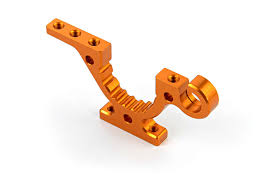 XRAY T4'19 Bulhead Front R / Rear L - Orange