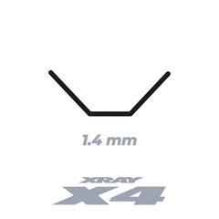 XRAY - 302824 Xray X4 Anti-Roll Bar - Front 1.4 mm