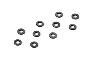 XRAY Alu Shim 3x6x0.5mm - Black (10 pcs)