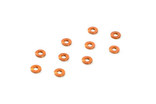XRAY Alu Shim 3x6x3.0mm - Orange (10 pcs)