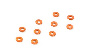 XRAY Alu Shim 3x7x1.0mm - Orange (10 pcs)