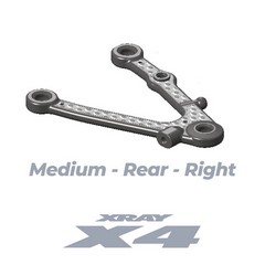 XRAY - Xray X4 CFF Carbon-Fiber Fusion Rear Lower Arm - Right