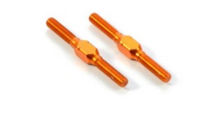 XRAY Alu Adjustable Turnbuckle 30mm M3 L/R - Orange (2 pcs)