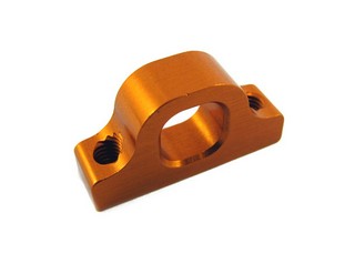 XRAY Aluminum Lower 2-Piece Suspension Holder Orange For T4 (1 pc)