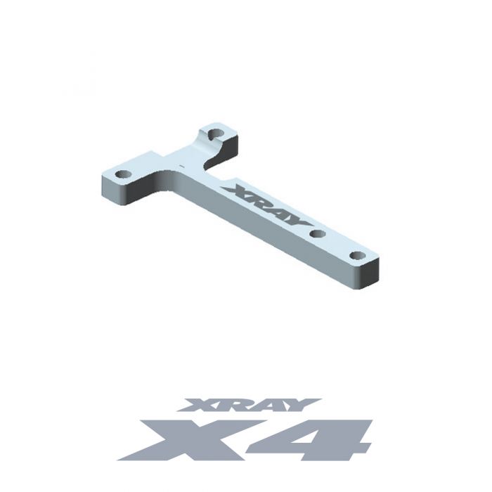 XRAY - 303768 Xray X4 Alu Chassis T-Brace - Swiss 7075 T6