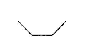 XRAY Anti-Roll Bar For Ball-Bearings - Rear 1.4mm