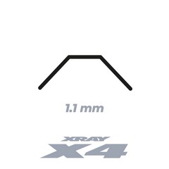 XRAY - 303821 Xray X4 Anti-Roll Bar - Rear 1.1 mm