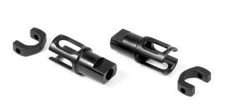 XRAY Solid Axle Driveshaft Adapter - HUDY Spring Steel (2)