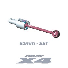XRAY - 305407 X4 CVD BB Drive Shaft 52mm - Hudy Spring Steel™ - Set