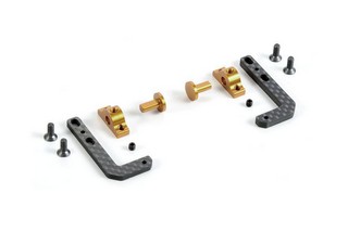 XRAY T4 - Carbon / Brass Battery Holder