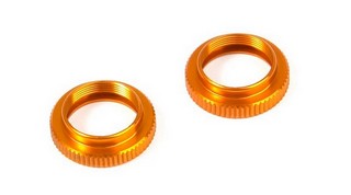 XRAY T4 Alu Shock Adjustable Nut - Orange (2 pcs)