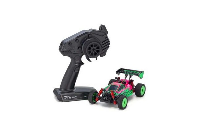 Kyosho 32093PGR - Mini-Z MB010 Readyset 4WD Inferno MP9 TKI3 Pink-Green