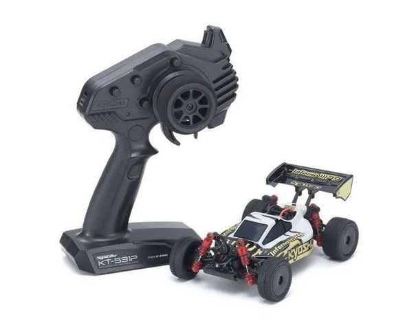 Kyosho 32093WBK - Mini-Z MB010 Readyset 4WD Inferno MP9 TKI3 White-Black