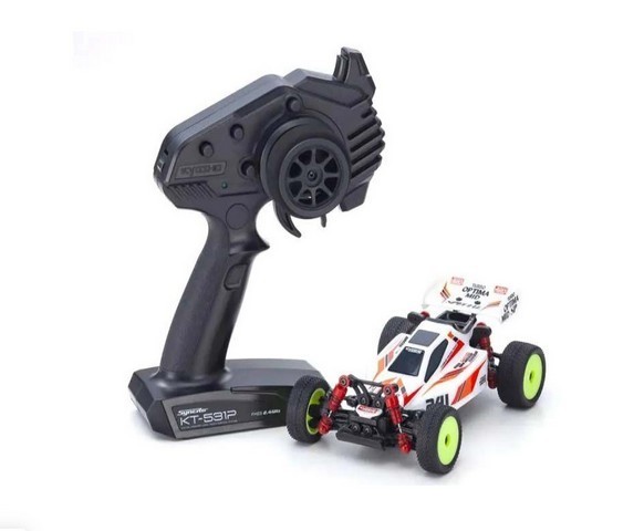 Kyosho 32095W - Mini-Z MB010 Readyset 4WD Turbo Optima Mid Special - White