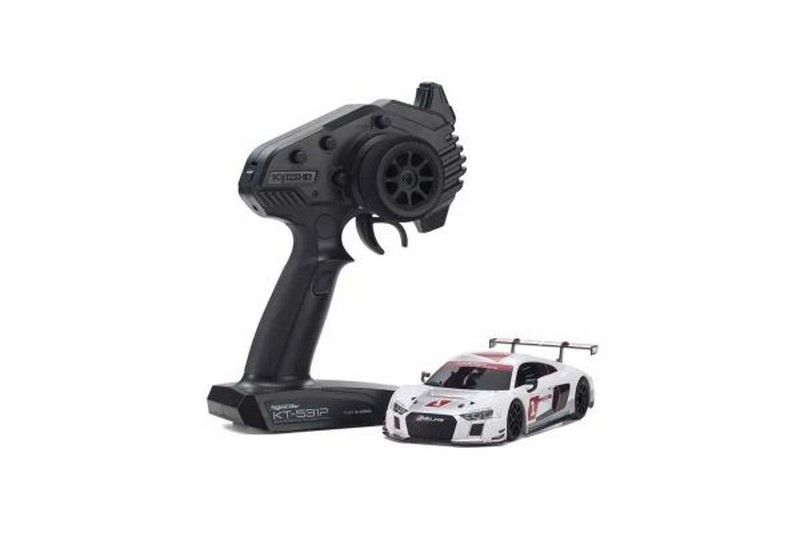 Kyosho 32357AS - Mini-Z MR04 RWD Audi R8 LMS 2015 White (W-MM/KT531P)