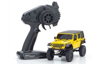 Kyosho 32521Y - Mini-Z 4X4 Series Readyset JeepⓇ WRANGLER UNLIMITED Rubicon Hellayella