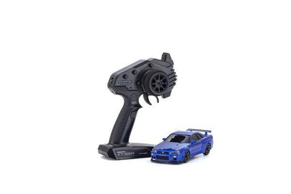 Kyosho 32629MB - Mini-Z AWD Nissan Skyline GT-R V-Spec Nur.II R34 Blue (MA020-KT531P)