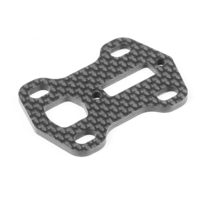 XRAY 371069 - X1 2023 Graphite Arm Mount Plate 2.5mm - Wide Track-Width