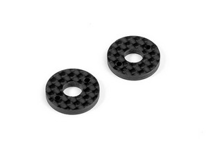 XRAY X10 Graphite Shim for 6mm Body Post 2.5mm (2 pcs)