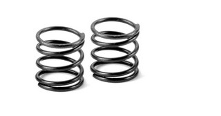 XRAY 372188 - X12'21 - Front Coil Spring for 4mm Pin C=2.1-2.3 - Black (2 pcs)