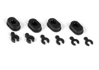 XRAY Composite Eccentric Bushings + Caster Clips (2)