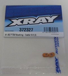 XRAY X1 Alu 1 Dot Bushing - Caster 6-9 (3 pcs)