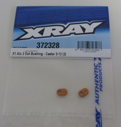 XRAY X1 Alu 2 Dot Bushing - Caster 3-12 (3 pcs)