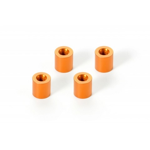 XRAY Alu Stand M3 6x6.4mm - Orange (4 pcs)