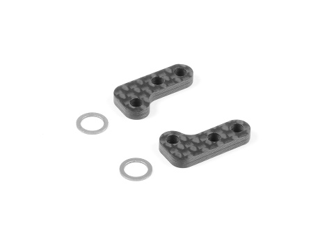 XRAY 376333 - X1'24 Graphite Arm Side Brace 2.5mm (2 pcs)