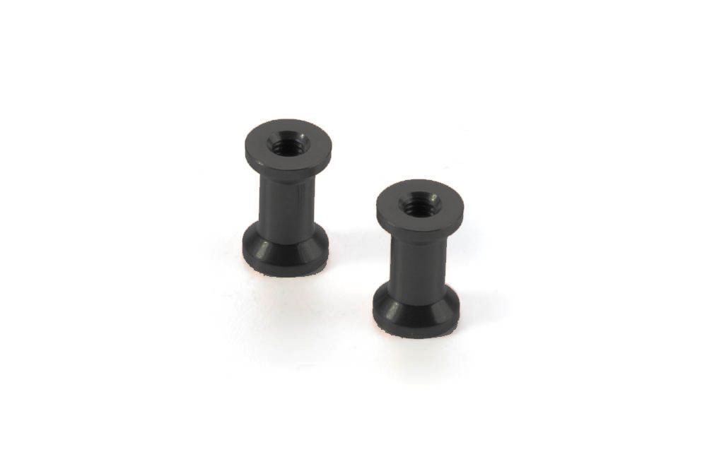 XRAY 376364-K - Alu Mount - 10.8mm - Black (2 pcs)