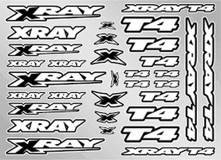 XRAY T4 Sticker For Body - White